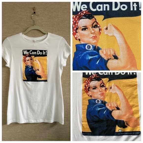 Rosie the Rivetor fitted t shirt “ We can do it “ - Picture 3 of 8